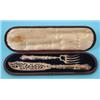 Image 1 : A Pair of Victorian Silver Fish Servers, monogrammed, with acanthus and scroll mounted handles, Birm