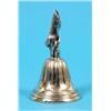 Image 1 : A Silver Table Bell, with crabstock handle, marks indistinct, 10 cm See illustration