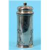 Image 1 : An Art Nouveau Style Silver Sugar Caster, and matching pepperette, engraved crests, Goldsmiths and S