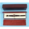 Image 2 : A Patek Philippe 18ct Yellow Gold Wristwatch, with a blue dial, on a Patek Philippe leather strap an