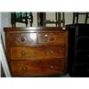 Image 1 : A Late 19th Century Mahogany Chest, of two short and two long drawers, 97 cm