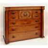 Image 1 : A William IV Scottish Mahogany Chest, having a central bonnet drawer, four short drawers and three g