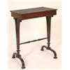 Image 1 : An Early 19th Century Rosewood Table, having two real and two false drawers, "Y" end supports joined