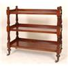 Image 1 : A Victorian Mahogany Three Tier Buffet, with turned supports, 106 cm See illustration