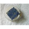 Image 2 : PENDANT - CARVED LAPIS STONE - SQUARE - 3/4" X 3/4"