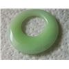 Image 2 : PENDANT -  CRAFTED JADE - 1 3/4" OUTSIDE DIAMETER