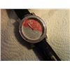 Image 1 : WATCH - NEW  - DIAMOND KING - WORKING WITH 6 GENUINE DIAMONDS INSET INTO FACE - RED / SILVER - SUGGE