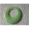 Image 1 : PENDANT -  CRAFTED JADE - 1 3/4" OUTSIDE DIAMETER