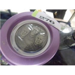 BULLION - 33.6 GRAM APOLLO 14 COMMEMORATIVE ROUND - 0.999 SILVER - ONLY 1000 MINTED - THE FACES OF E