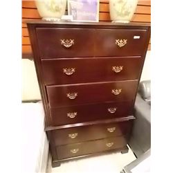 MAHOGANY HIGH BOY CHEST