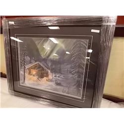 FRAMED LIMITED EDITION PRINT - SILENT LIGHTS - CLAY STEADMAN - ESTIMATED GALLERY PRICE $625