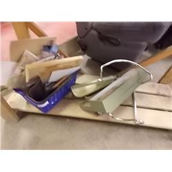 BASKET - MISC, VINTAGE ELECTRIC KNIFE AND MORE