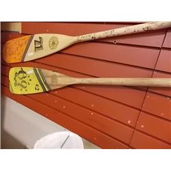 HAND PAINTED WOOD PADDLE