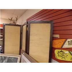 WOOD SCREEN - 3 PANEL - HEAVY DUTY - 78" TALL