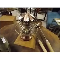 LANTERN - COPPER & GLASS