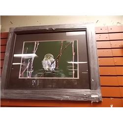 FRAMED PRINT - OWL - KEITH FOCANK - ESTIMATED GALLERY PRICE $525