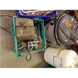 CASE OF AIR NAILS WITH AIR SPRAY GUN & MORE