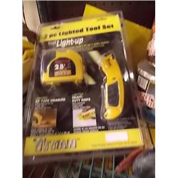 NEW LIGHTED TOOL SET - 2PC