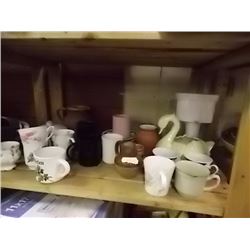 SHELF LOT OF COLLECTABLES AND OTHER