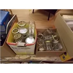 CANNING JARS - 2 BOXES