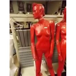 MANNEQUIN - FEMALE - RED - as-is