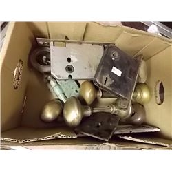BOX VINTAGE HARDWARE - DOOR KNOBS , SKELETON LOCKS AND  MORE