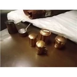 COPPER KITCHEN SET - SALT & PEPPER, CONTAINERS AND MORE
