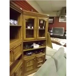 CABINET WITH GLASS DOOR - 6' TALL