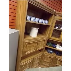 BOOK CASE WITH DESK