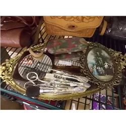 MIRRORED TRAY, MAKE-UP ACCESSORIES & HAND MIRROR & MORE