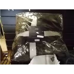 NEW INDIGO COZY REVERSIBLE BLANKET - $79 RETAIL