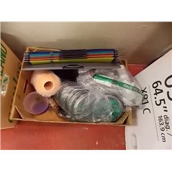 BOX OF HOUSE HOLD PRODUCTS