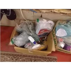 BOX OF HOUSE HOLD PRODUCTS