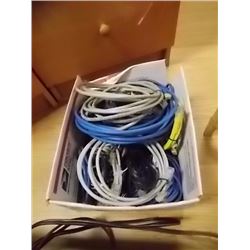 BOX OF INTERNET CABLES