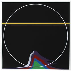 Thomas W. Benton, Rainbow Mountain, Silkscreen