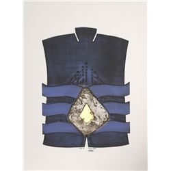 Dzevad Hozo, Samuleto, Aquatint Etching with Gold Leaf