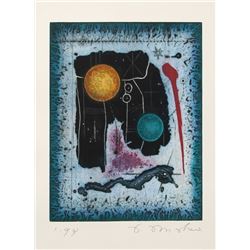 Tighe O'Donoghue, Planetary Abstract, Aquatint Etching