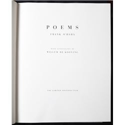 Willem de Kooning, Poems by Frank O'Hara, Book of 17 Lithographs & Letterpress Poems