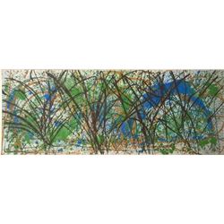 William P. Katz, Homage to Jackson Pollock, Oil Painting