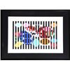 Image 1 : Yaacov Agam, One and Another No. 5, Serigraph