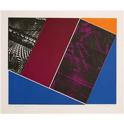 Elaine Breiger, Soft March II, Aquatint Etching