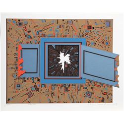 Risaburo Kimura, City 358, Serigraph