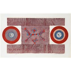 Michael Rothenstein, Two Circles I, Aquatint Etching