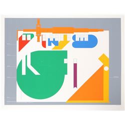 Bill Sontag, Urban Walls: Cincinnati, Screenprint
