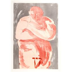 Leonard Baskin, Cain, Lithograph