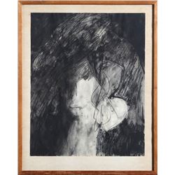 Bruce Dorfman, Image, Ink and Charcoal Drawing