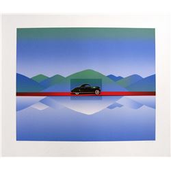 Jean-Michel Folon, I'm Writing From California, Serigraph