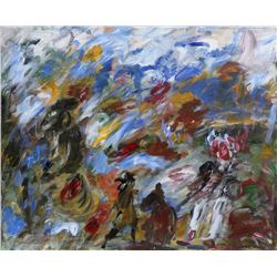 Tadeusz Kobylarski, Friends from the Forest, Acrylic Painting