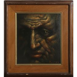 Post, Face in the Shadows, Giclee