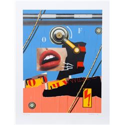 Peter Klasen, Bouche Chaine, Lithograph